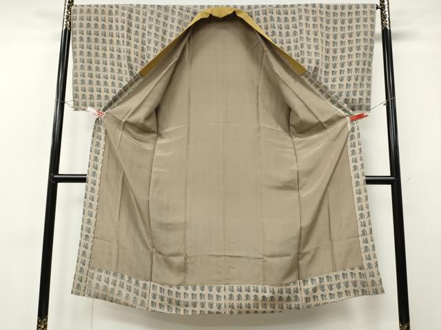 平和屋着物●男性　長襦袢　袷　福寿　正絹　逸品　CABF3331ut