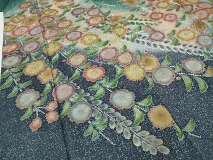 平和屋着物●豪華振袖　作家物　辻が花　絞り　暈し染め　金彩　正絹　逸品　CABF3333ut