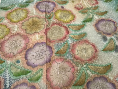 平和屋着物●豪華振袖　作家物　辻が花　絞り　暈し染め　金彩　正絹　逸品　CABF3333ut