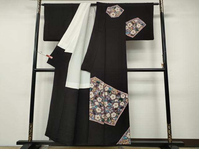平和屋着物●訪問着　辻が花　絞り　鬼しぼ縮緬　正絹　逸品　CABF3340ut