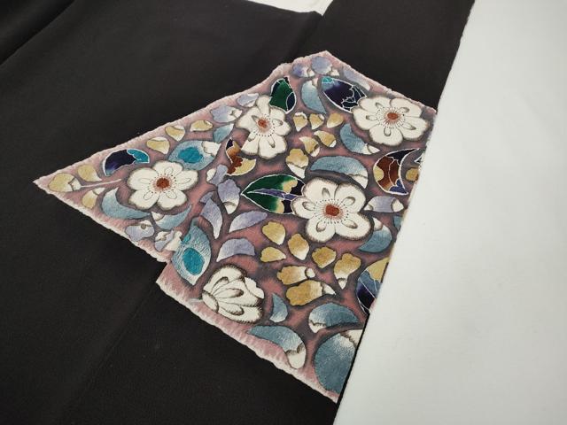 平和屋着物●訪問着　辻が花　絞り　鬼しぼ縮緬　正絹　逸品　CABF3340ut