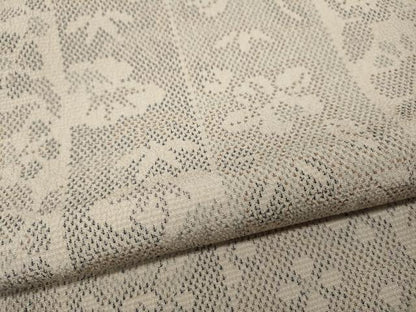 平和屋着物●本塩沢　吉祥花文　ロング丈　正絹　逸品　CABF3342ut