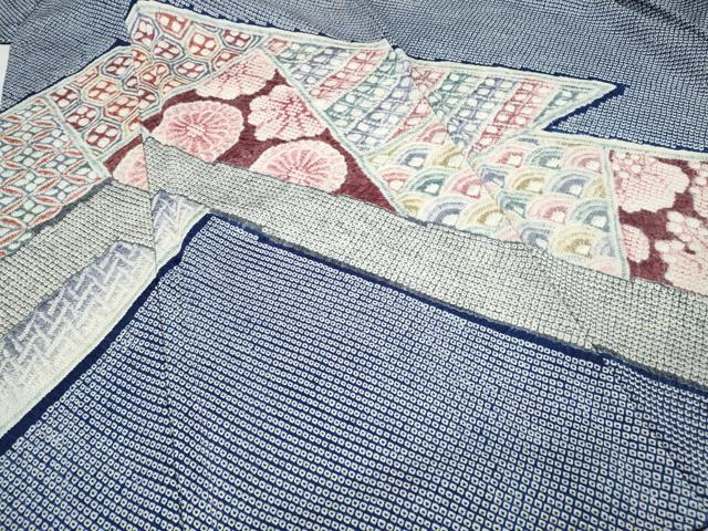 平和屋着物●名門　藤娘きぬたや・総絞り　訪問着　切嵌吉祥花文　正絹　逸品　未使用　CABF3344ut