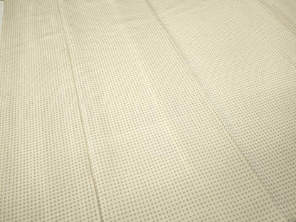 平和屋着物●上質な小紋　丸文　鬼しぼ縮緬　正絹　逸品　CABF3346ut