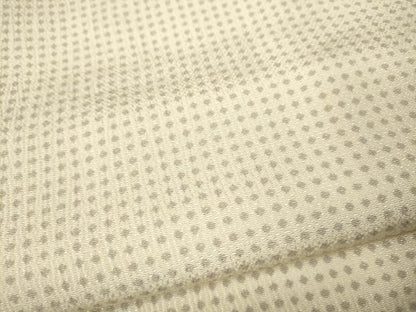 平和屋着物●上質な小紋　丸文　鬼しぼ縮緬　正絹　逸品　CABF3346ut