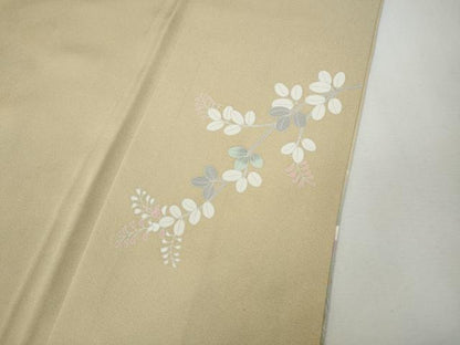 平和屋着物●訪問着　花籠文　暈し染め　金彩　正絹　逸品　CABF3348ut
