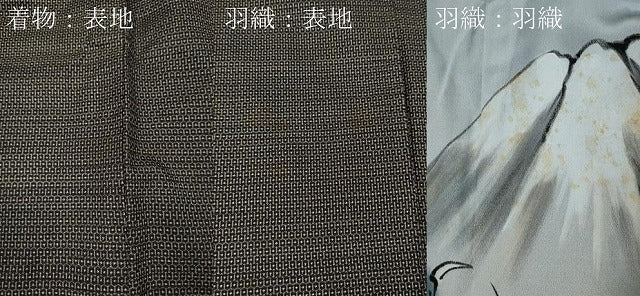 平和屋着物●男性　本場大島紬　アンサンブル　100亀甲　総詰め　正絹　逸品　CABF3351ut