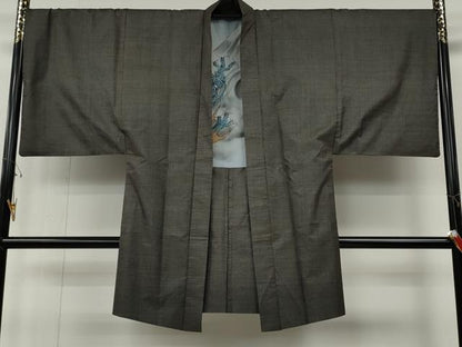 平和屋着物●男性　本場大島紬　アンサンブル　100亀甲　総詰め　正絹　逸品　CABF3351ut