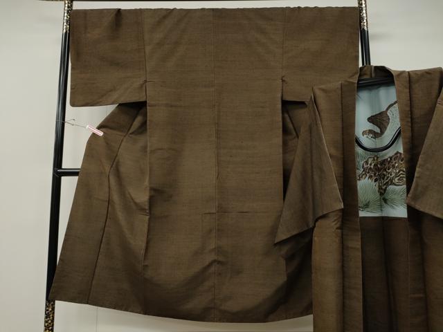 平和屋着物●男性　紬　アンサンブル　霞文　正絹　逸品　CABF3354ut 平和屋着物○男性 紬 アンサンブル 霞文 正絹 逸品 CABF3354ut