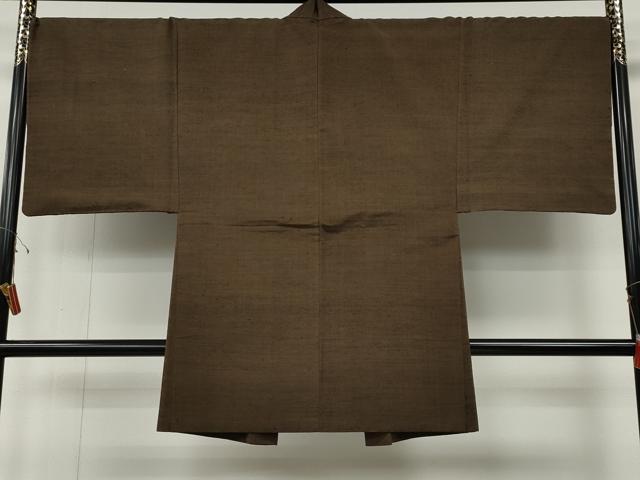 平和屋着物○男性 紬 アンサンブル 霞文 正絹 逸品 CABF3354ut