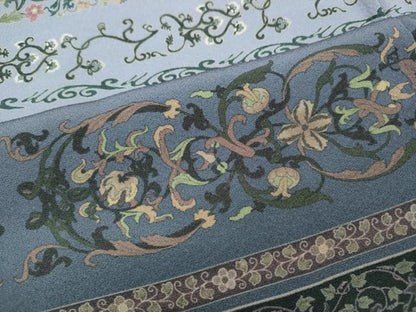 平和屋着物●訪問着　横段花唐草文　暈し染め　さが美扱い　正絹　逸品　CABF3360ut