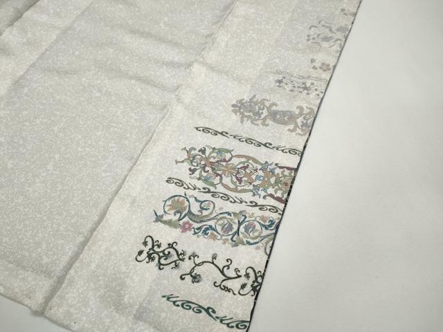 平和屋着物●訪問着　横段花唐草文　暈し染め　さが美扱い　正絹　逸品　CABF3360ut