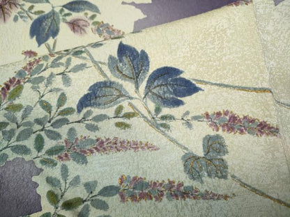 平和屋着物●訪問着　手描き　枝花文　暈し染め　さが美扱い　正絹　逸品　CABF3370ut