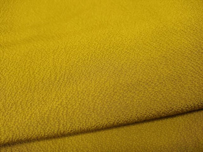 平和屋着物●上質な色無地　霞地紋　山吹茶色　十二単風　やまと誂製　正絹　逸品　未使用　CABF3382ut