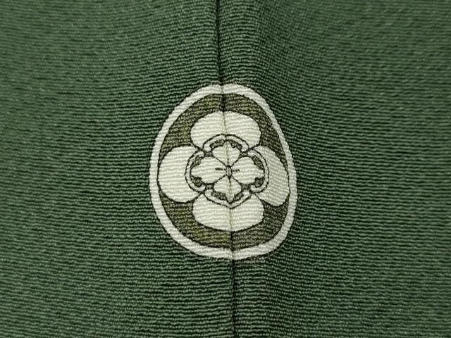 平和屋着物●上質な色無地　作家物　柳煤竹色　正絹　逸品　未使用　CABF3390ut