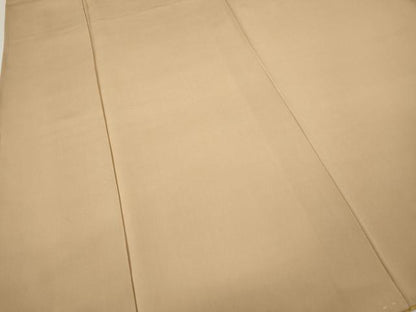 平和屋着物●上質な色無地　雄黄色　正絹　逸品　CABF3392ut