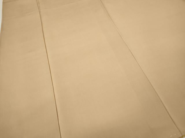 平和屋着物●上質な色無地　雄黄色　正絹　逸品　CABF3392ut