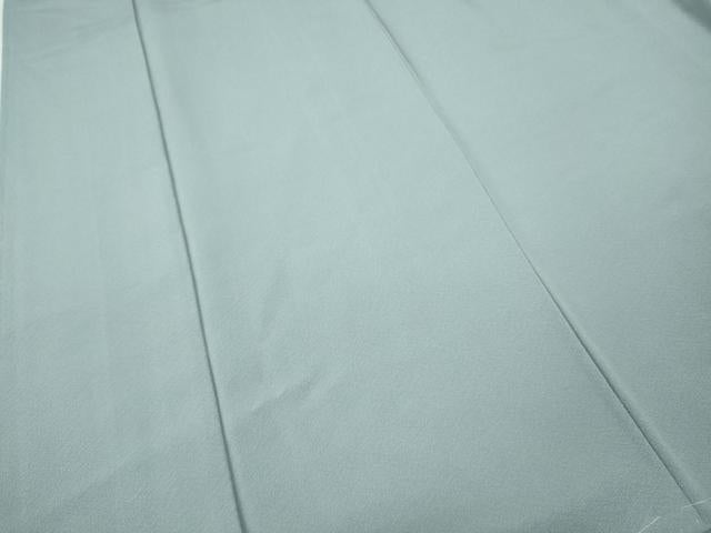 平和屋着物●上質な色無地　秘色色　正絹　逸品　未使用　CABF3394ut