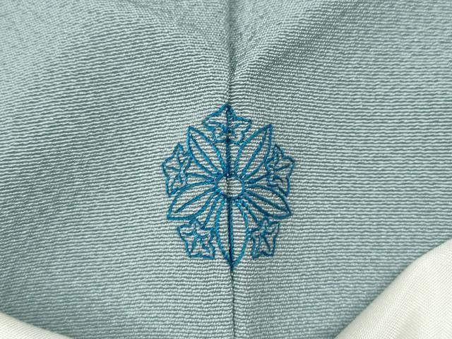平和屋着物●上質な色無地　秘色色　正絹　逸品　未使用　CABF3394ut