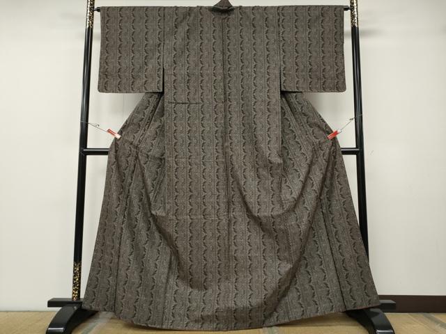 平和屋着物●本場大島紬　9マルキ　吉祥花間道　正絹　逸品　CABF3403ut