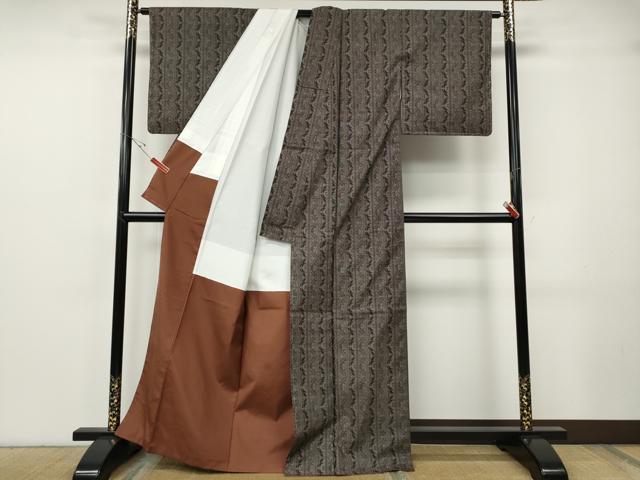 平和屋着物●本場大島紬　9マルキ　吉祥花間道　正絹　逸品　CABF3403ut