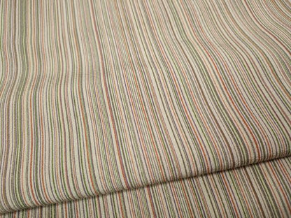 平和屋着物●上質な小紋　縞　正絹　逸品　未使用　CABF3405ut