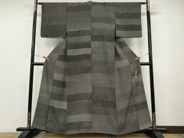 平和屋着物●江戸小紋　伝統工芸士　青木啓作　百柄　正絹　逸品　CABF3413ut