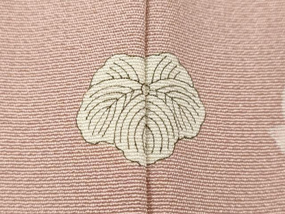平和屋着物●訪問着　友禅　枝花文　暈し染め　正絹　逸品　CABF3416ut