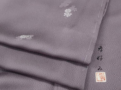 平和屋着物●上質な小紋　作家物　考好み　正絹　逸品　未使用　CABF3419ut