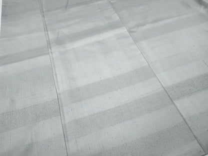 平和屋着物●染色作家　奥田祐斎　紬　横段文　正絹　逸品　CABF3432ut