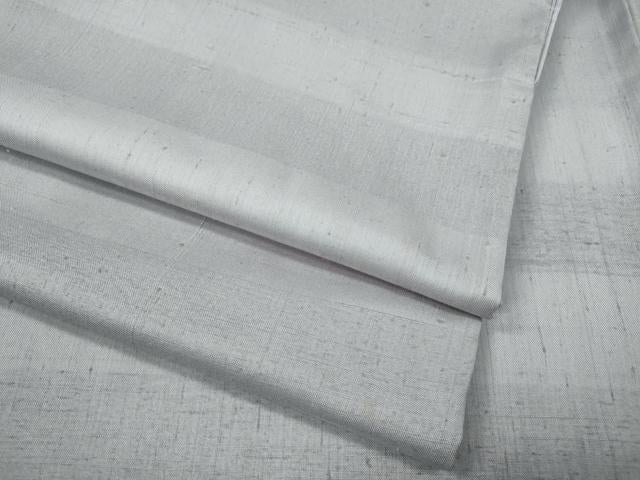 平和屋着物●染色作家　奥田祐斎　紬　横段文　正絹　逸品　CABF3432ut