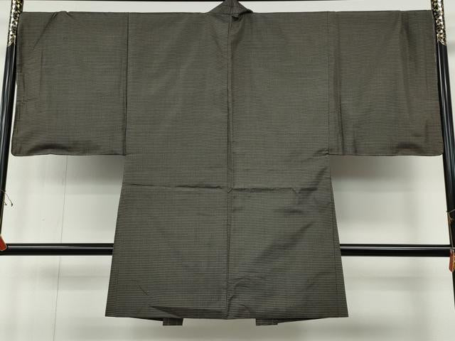 平和屋着物●男性　本場大島紬　アンサンブル　吉祥文　正絹　逸品　未使用　CABF3436ut