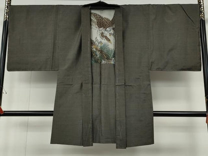 平和屋着物●男性　本場大島紬　アンサンブル　吉祥文　正絹　逸品　未使用　CABF3436ut