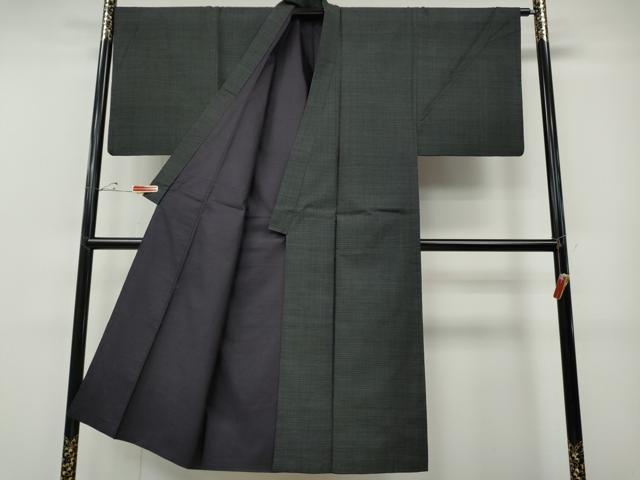 平和屋着物●男性　本場大島紬　アンサンブル　長襦袢セット　吉祥文　正絹　逸品　CABF3440ut
