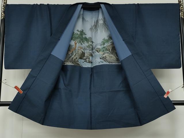 平和屋着物●男性　本場大島紬　アンサンブル　長襦袢セット　100亀甲　総詰め　山口敏光作　証紙付き　キングサイズ　逸品　CABF3441ut