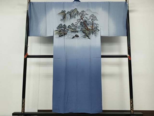 平和屋着物●男性　本場大島紬　アンサンブル　長襦袢セット　100亀甲　総詰め　山口敏光作　証紙付き　キングサイズ　逸品　CABF3441ut