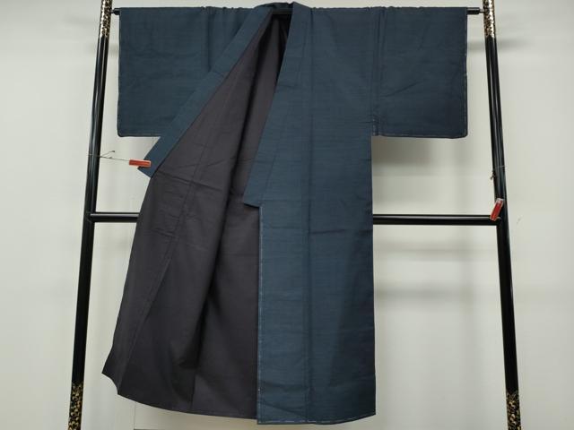 平和屋着物●男性　本場大島紬　アンサンブル　吉祥文　反端付き　正絹　逸品　CABF3446ut