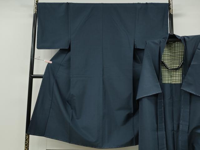 平和屋着物●男性　本場大島紬　アンサンブル　80亀甲　総詰め　正絹　逸品　CABF3447ut