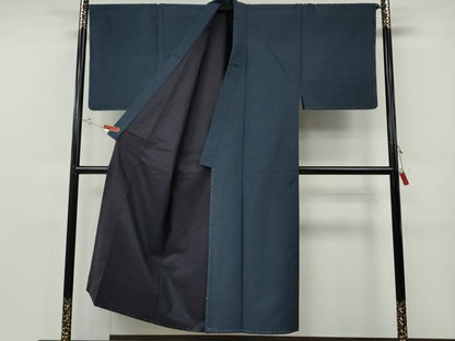 平和屋着物●男性　本場大島紬　アンサンブル　80亀甲　総詰め　正絹　逸品　CABF3447ut