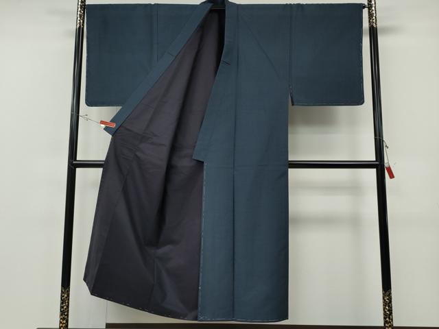 平和屋着物●男性　本場大島紬　アンサンブル　80亀甲　総詰め　正絹　逸品　CABF3447ut
