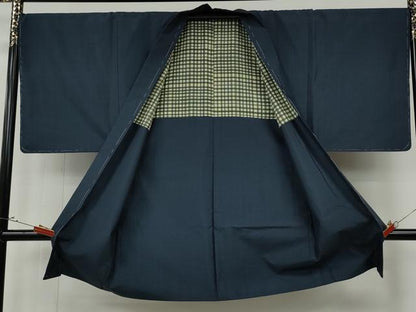 平和屋着物●男性　本場大島紬　アンサンブル　80亀甲　総詰め　正絹　逸品　CABF3447ut