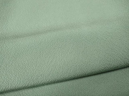平和屋着物●上質な色無地　霞地紋　錆青磁色　大丸扱い　正絹　逸品　CABF3454ut