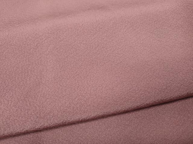 平和屋着物●上質な色無地　石竹色　ロング丈　正絹　逸品　CABF3458ut