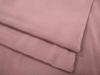 平和屋着物●上質な色無地　石竹色　ロング丈　正絹　逸品　CABF3458ut