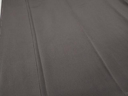 平和屋着物●上質な色無地　紫鼠色　鬼しぼ縮緬　正絹　逸品　CABF3460ut