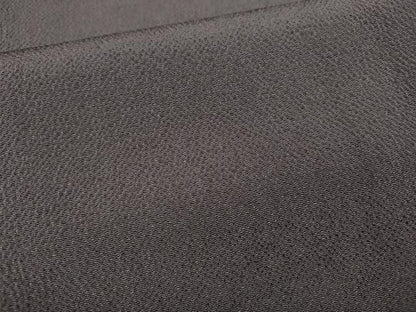 平和屋着物●上質な色無地　紫鼠色　鬼しぼ縮緬　正絹　逸品　CABF3460ut