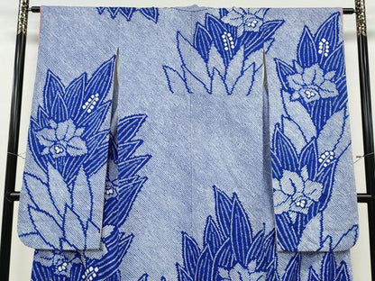 平和屋着物●豪華振袖　総絞り　草花文　正絹　逸品　CABF3468ut