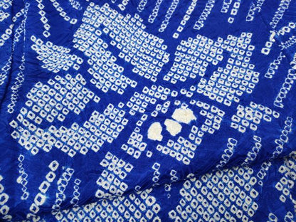 平和屋着物●豪華振袖　総絞り　草花文　正絹　逸品　CABF3468ut