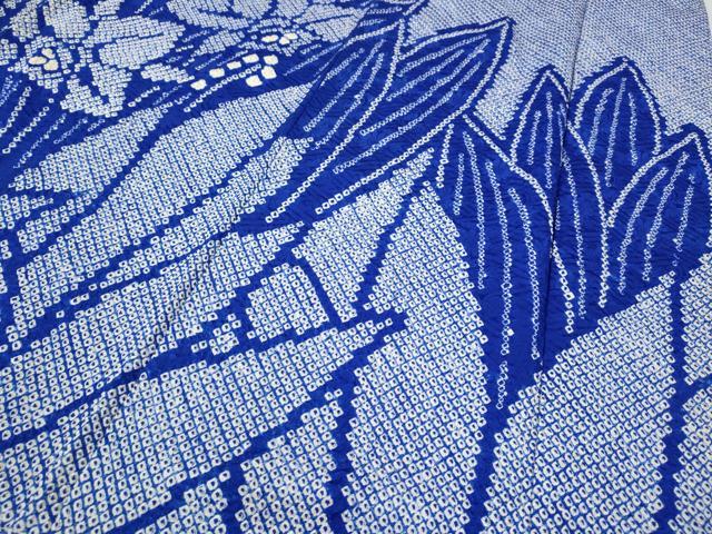 平和屋着物●豪華振袖　総絞り　草花文　正絹　逸品　CABF3468ut