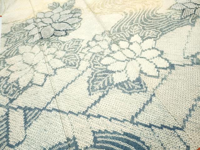 平和屋着物●豪華振袖　総絞り　流水草花文　正絹　逸品　CABF3470ut